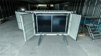 Schematic diagram of solar photovoltaic drive photovoltaic construction plan