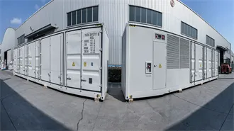 Solar container lithium battery energy storage hybrid system