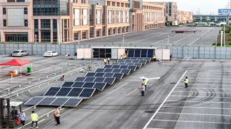 Spanish solar panel voltage