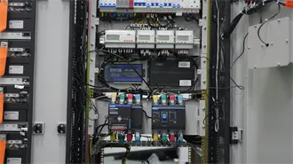 Container battery pack production process